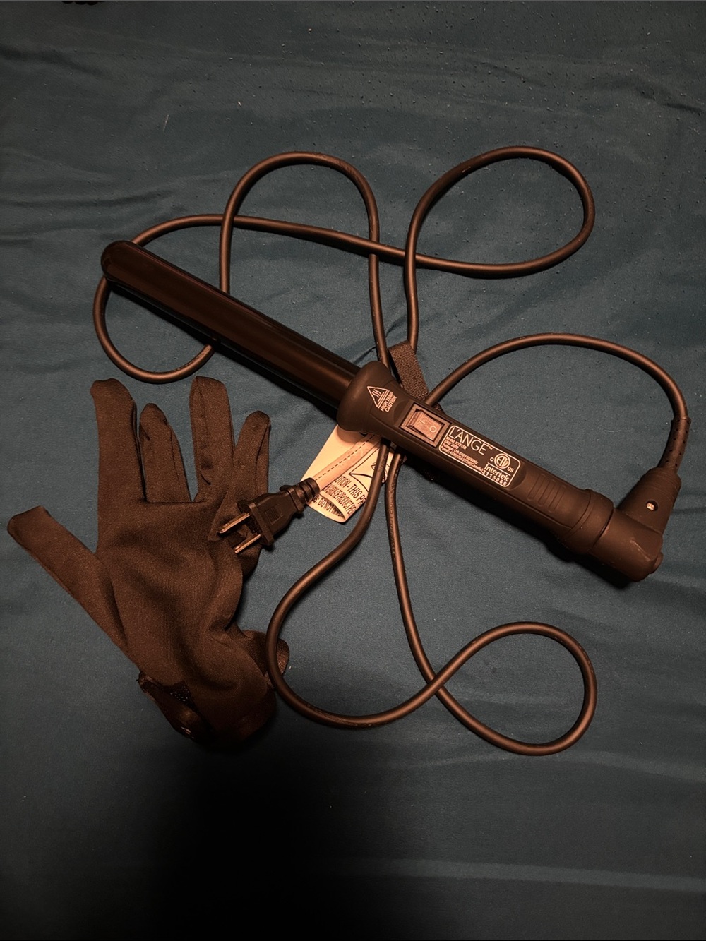 Lange Black Curling Wand